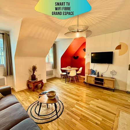 Le Corneille - Ideal Pros & Couples - Centre Historique - Chateau 5Min - Gare 10Min - Au Calme - Fibre كومبيينْيِ المظهر الخارجي الصورة